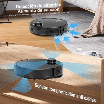 Robot Aspirador y Friegasuelos Laser Aigostar